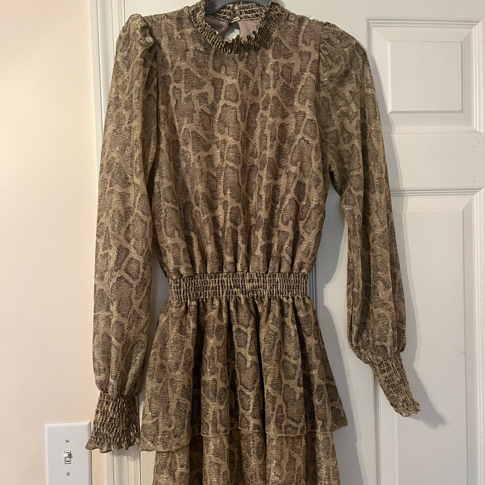 Show Me Your MuMu Brown Long Sleeve Sundress